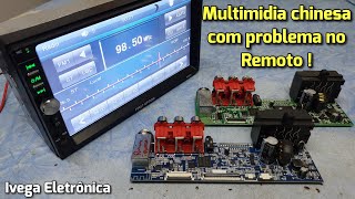 Multimidia MP5 chinesa com defeito no remoto como resolver [upl. by Atinej789]