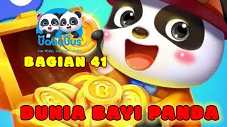 Bagian 41 Dunia Bayi Panda Part 1 bermain game mencari hartakarun kiki miu miu dan kawanbabybus [upl. by Leonteen]