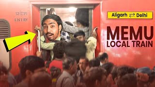 i travelled ALIGARH to DELHI by Aligarh Local Train  Aligarh  Delhi LOCAL train Journey [upl. by Budwig]