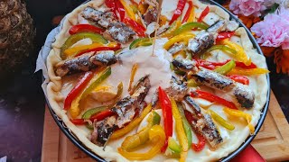 tarte salée🔥 recette facile et rapide Idée repas de soir ✅ [upl. by Naliorf]