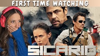 Sicario 2015 ☾ MOVIE REACTION  FIRST TIME WATCHING [upl. by Ativad590]