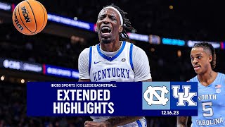 No 9 North Carolina vs No 14 Kentucky College Basketball Extended Highlights I CBS Sports [upl. by Gnak74]