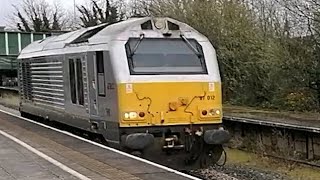 100424  Class 67  67012  Light Locomotive  Crewe CS to Holyhead Car MD [upl. by Vite]