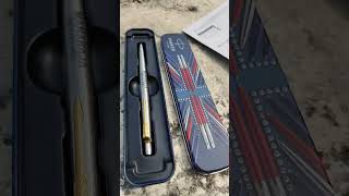 My PARKER JOTTER LONDON STAINLESS STEEL Gold TrimBall Pen Worth ₹490 [upl. by Madaih]