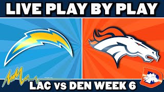 Chargers vs Broncos Live Play by Play amp Reaction [upl. by Stewart]