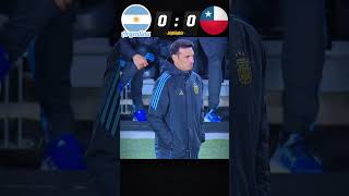 Argentina vs chile highlights frindly match 2024 viralvideo soccerskills footballsoccer [upl. by Enoed]