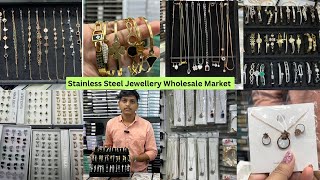 Anti Tarnish Stainless Steel Jewellery  Western Jewellery Wholesale  Korean Jewellery jewellery [upl. by Einhoj]