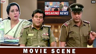 Police Vs Minister  Greftar  Drama Scene  Movie Scene  Prosenjit  Eskay Movies [upl. by Ecille]