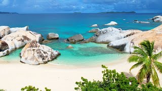 The Baths 4K Drone Film of The Virgin Islands British Virgin Islands  BVI [upl. by Valley]