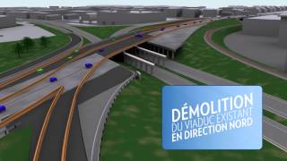 Construction des viaducs Principal N et V [upl. by Dnumde]