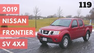 2019 Nissan Frontier SV Crew Cab SV V6 4x4  review walk around and test drive  100 rental cars [upl. by Anilave]