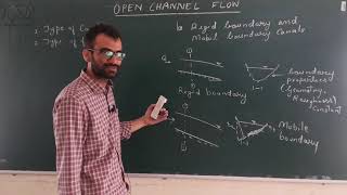 Open Channel Flow 2 canal types prismatic mobile boundary flows steady unsteady GVF RVF SVF [upl. by Allerus]