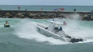 JET SKI ACCIDENTFAST BOAT AND YACHTS AT HAULOVER INLET [upl. by Aleik115]