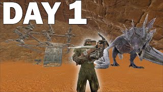 We Claimed Desert Crack Day One of Wipe Then Defended It  Ark PvP E1 [upl. by Yensehc]