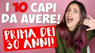 10 COSE DA ACQUISTARE PRIMA DEI 30 ANNI che forse non hai [upl. by Starlene939]