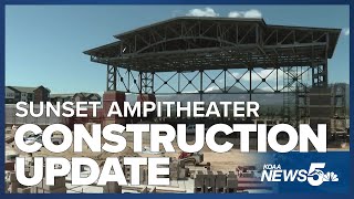 Update on construction of the Sunset Amphitheater [upl. by Diskin696]