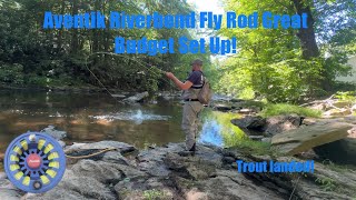 Aventik Riverbend Fly Rod Review BUDGET friendly Durable and Smooth Casting Trout landed [upl. by Clayson]