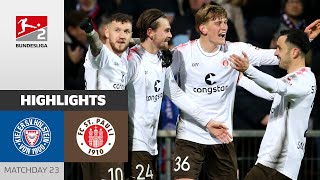 St Pauli Celebrates In 7Goal Thriller  Kiel  St Pauli  Highlights  MD23  Bundesliga 2 2324 [upl. by Nosyd]