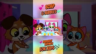 Soap amp Bubbles 🧼 Wash Your Hands 🎶 Learn Hygiene Rules with Nursery Rhymes 😻 [upl. by Norvin449]