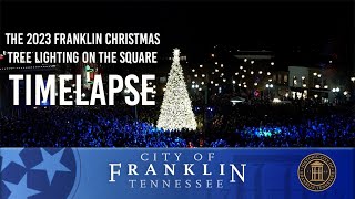 The 2023 Franklin Christmas Tree Lighting on the Square [upl. by Regnig922]