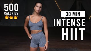 30 Min Intense HIIT Workout For Fat Loss No Equipment No Repeat Home Workout [upl. by Simson381]