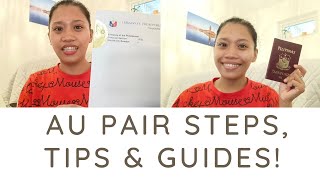 AU PAIR GUIDES STEPS AND TIPS  PAANO MAGAPPLY  MISTYVLOG12 ♥️ [upl. by Garlaand671]