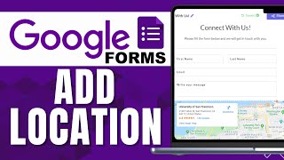 HOW TO ADD LOCATION IN GOOGLE FORM [upl. by Quenna]