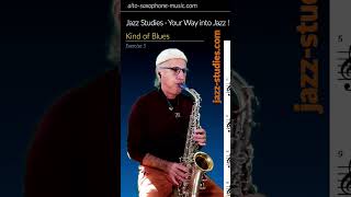 Jazz Exercise quotKind of Bluesquot for altosax jazz saxophone altosaxophone jazz [upl. by Belak622]