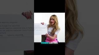 Sabrina carpenter voice in Phineas and ferb sabrinacarpenter shorts entertainment [upl. by Mia]