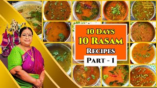 Recipe 592 10 Days 10 Rasam Recipes [upl. by Ennyl]