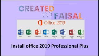 How to install Microsoft Office Professional Plus 2019 [upl. by Perloff63]