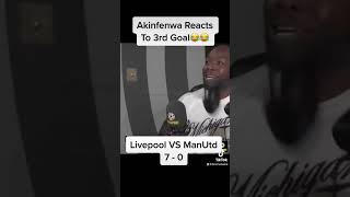 Akinfenwa Reacts 😂 Liverpool FC Vs Man Utd akinfenwa funny liverpoolfc [upl. by Nnaacissej]