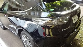 New Toyota Harrier 25ltr Hybrid Tokyo Japan 2015 Short Test drive Tokyo Japan [upl. by Nyleve]