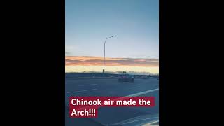 Chinook Air in Calgary made the arch travel [upl. by Obeng]