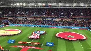 Espagne  Maroc  Lhymne Marocain magnifiquement repris en Russie  🇲🇦🇲🇦 WC18 [upl. by Ferwerda]