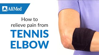 How to relieve pain from tennis elbow 3pp® Elbow POP™ Splints [upl. by Hurleigh]