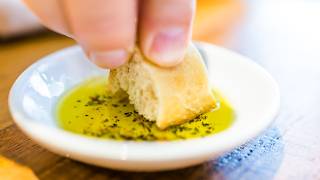 What Really Makes Restaurant Bread Dipping Oil So Good [upl. by Ocsecnarf]