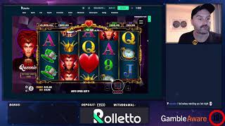 £800 vs wagering at Rolletto Casino  casino to enter this months cash giveaway 18 Only [upl. by Assilev]