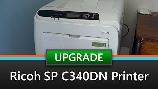 Ricoh SP C340DN Printer Overview [upl. by Hairem]