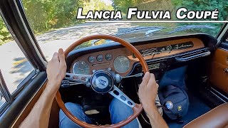 1972 Lancia Fulvia  Exhaust Like a Swarm of Angry Bees POV Binaural Audio [upl. by Eanel]