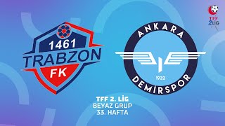 TFF 2Lig  1461 Trabzon FK  Ankara Demirspor [upl. by Dail635]