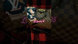 LV Damier Ebene Speedy 35  LV Belt  LV Scarf [upl. by Geithner]