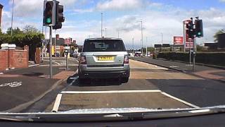 Driving Lessons Stoke on Trent Smallthorne2 Moorland road Straight and Left [upl. by Mitzie]