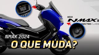 LANÇAMENTO YAMAHA 😍 Novo Nmax 160 Connected 2024 🔵 [upl. by Anelrac]