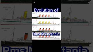 Evolution of Rms Mauretania ship history oceanliner edit [upl. by Downs]