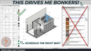 How to Create Finishes Schedules in Revit [upl. by Ahseenat]