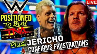 WWE Begins MAJOR quotENDEAVORquot With TNA  Chris Jericho CONFIRMS AEW TV Deal Is quotDown To The Wirequot [upl. by Aidam]