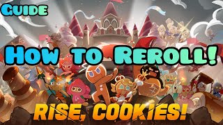 Cookie Run Kingdom How To Reroll No redownloading [upl. by Acirretal]