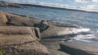 Just look at those ROCKS Capra crawling at Killbear Provincial Park 10 2024 [upl. by Keldon]