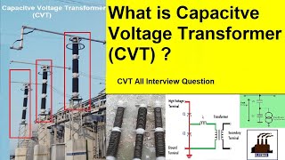 WHAT IS CAPACITIVE VOLTAGE TRANSFORMERCVT II CVT WORKING II CVT amp PT II URDUHINDI [upl. by Ahsitak]